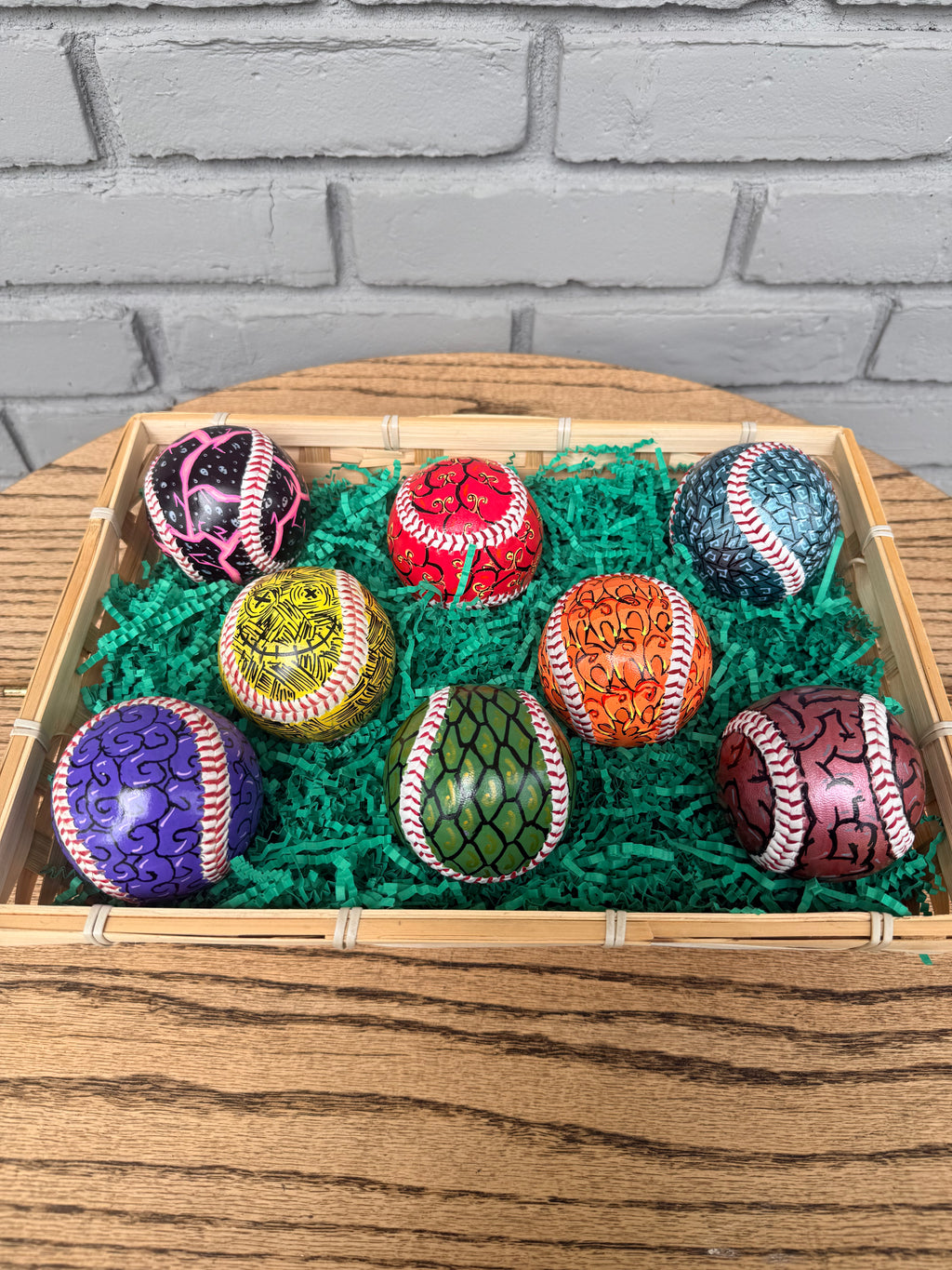 One Piece Devil Fruit Painted Baseball
