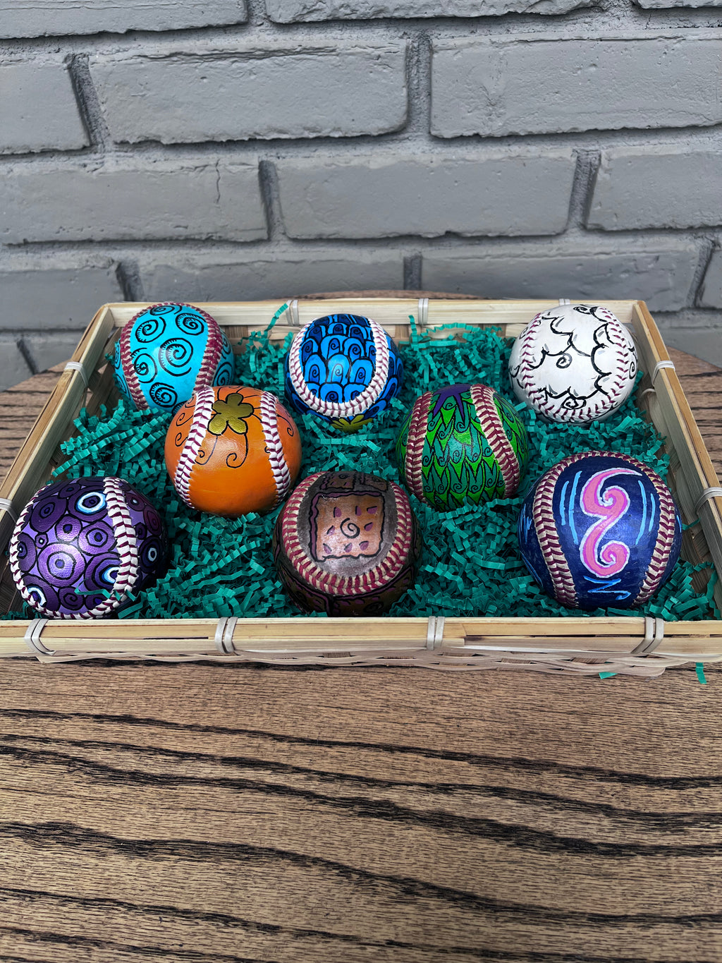 One Piece Devil Fruit Painted Baseball