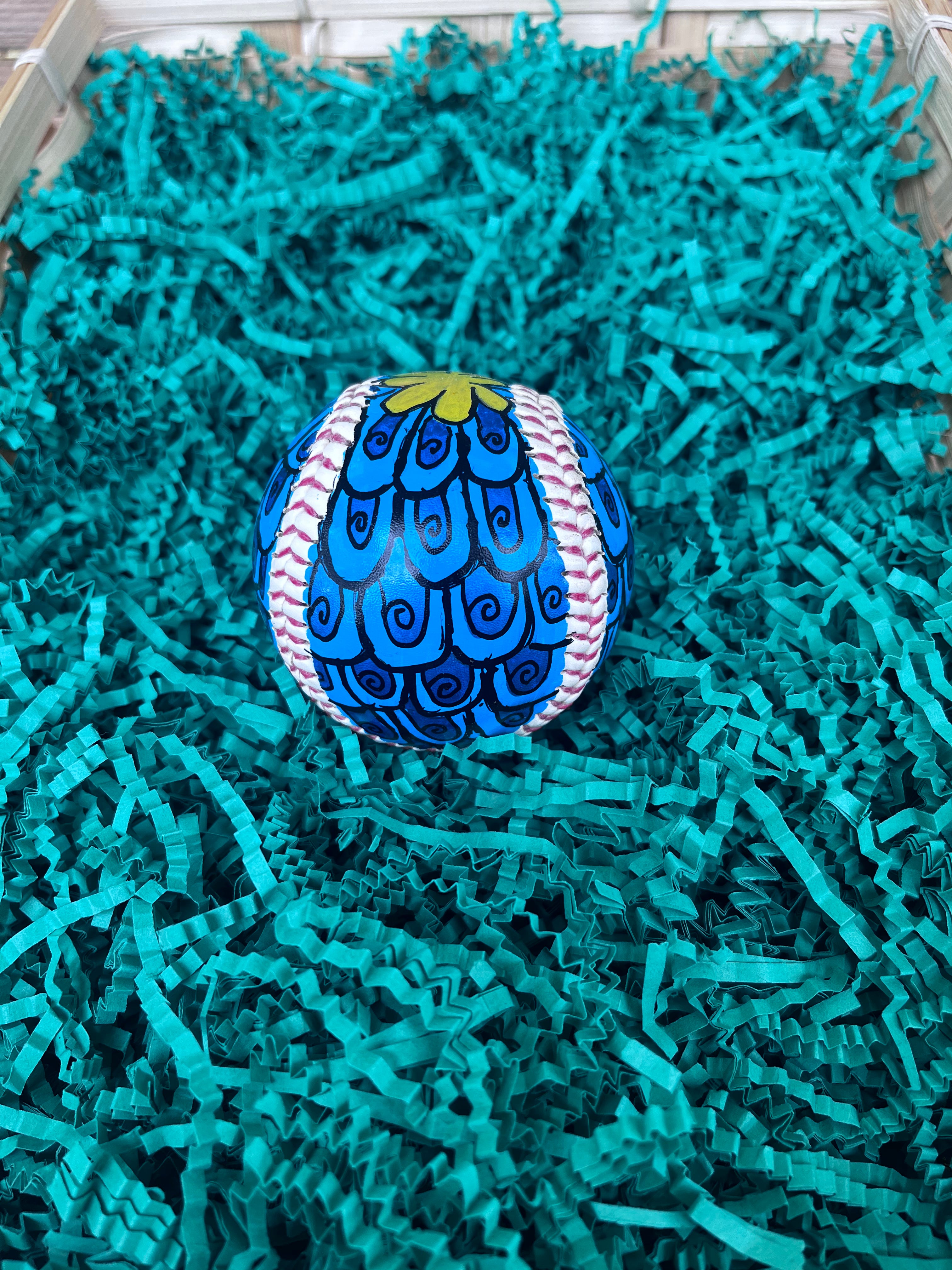 One Piece Devil Fruit Painted Baseball
