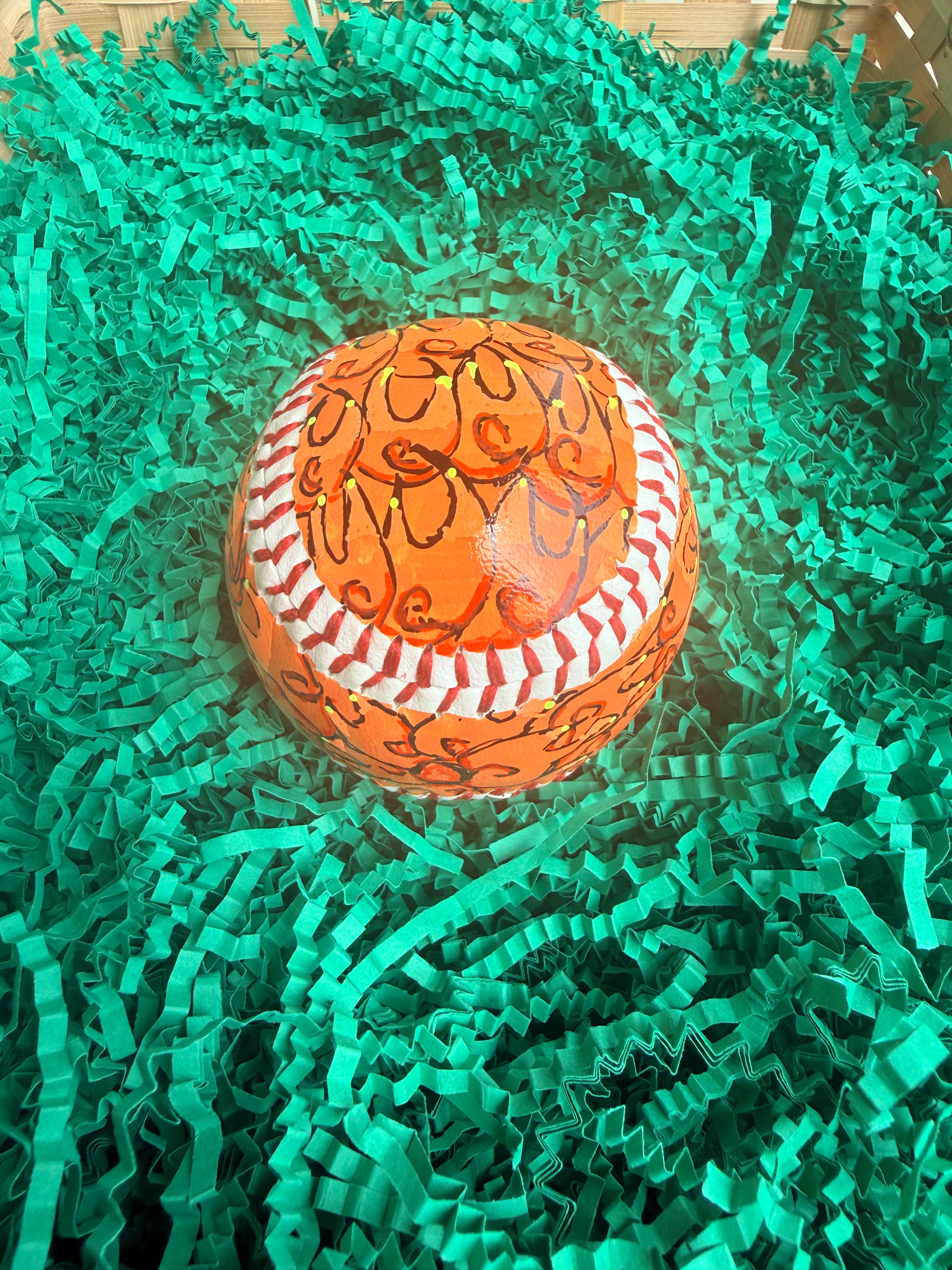 One Piece Devil Fruit Painted Baseball