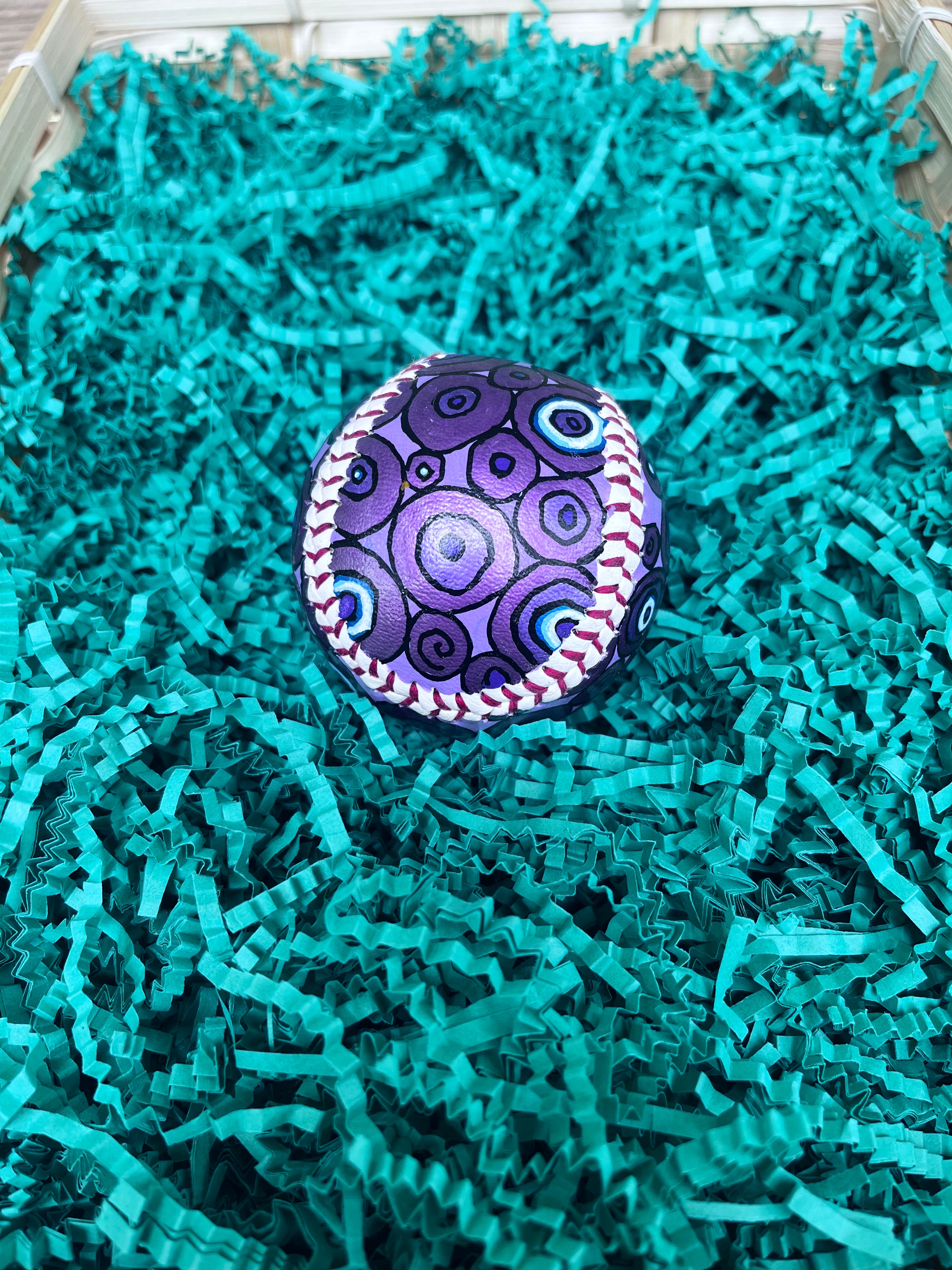 One Piece Devil Fruit Painted Baseball