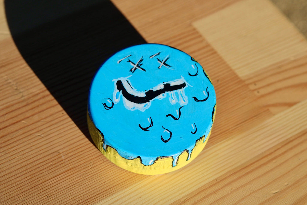 Hand Painted Hockey Puck