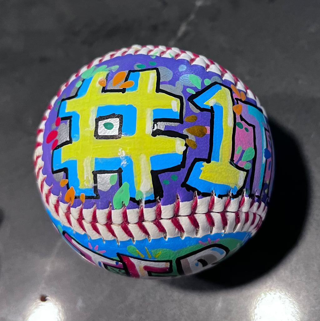 Custom Painted Baseball