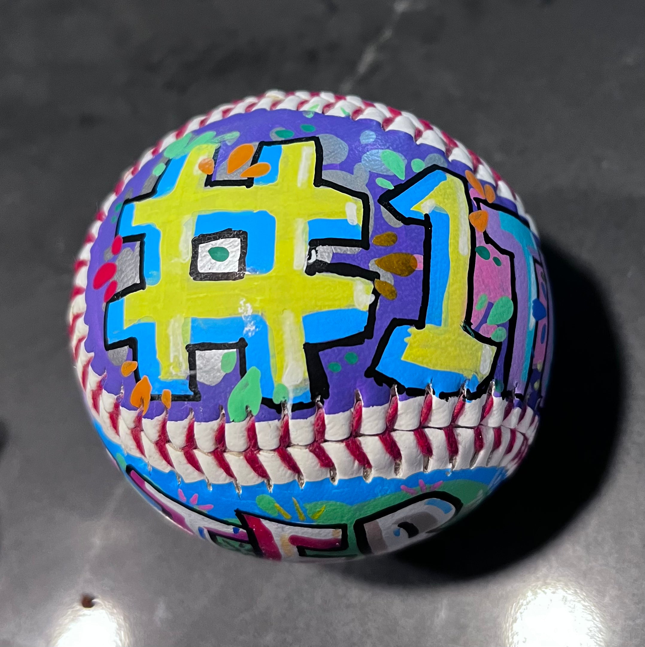 Custom Painted Baseball