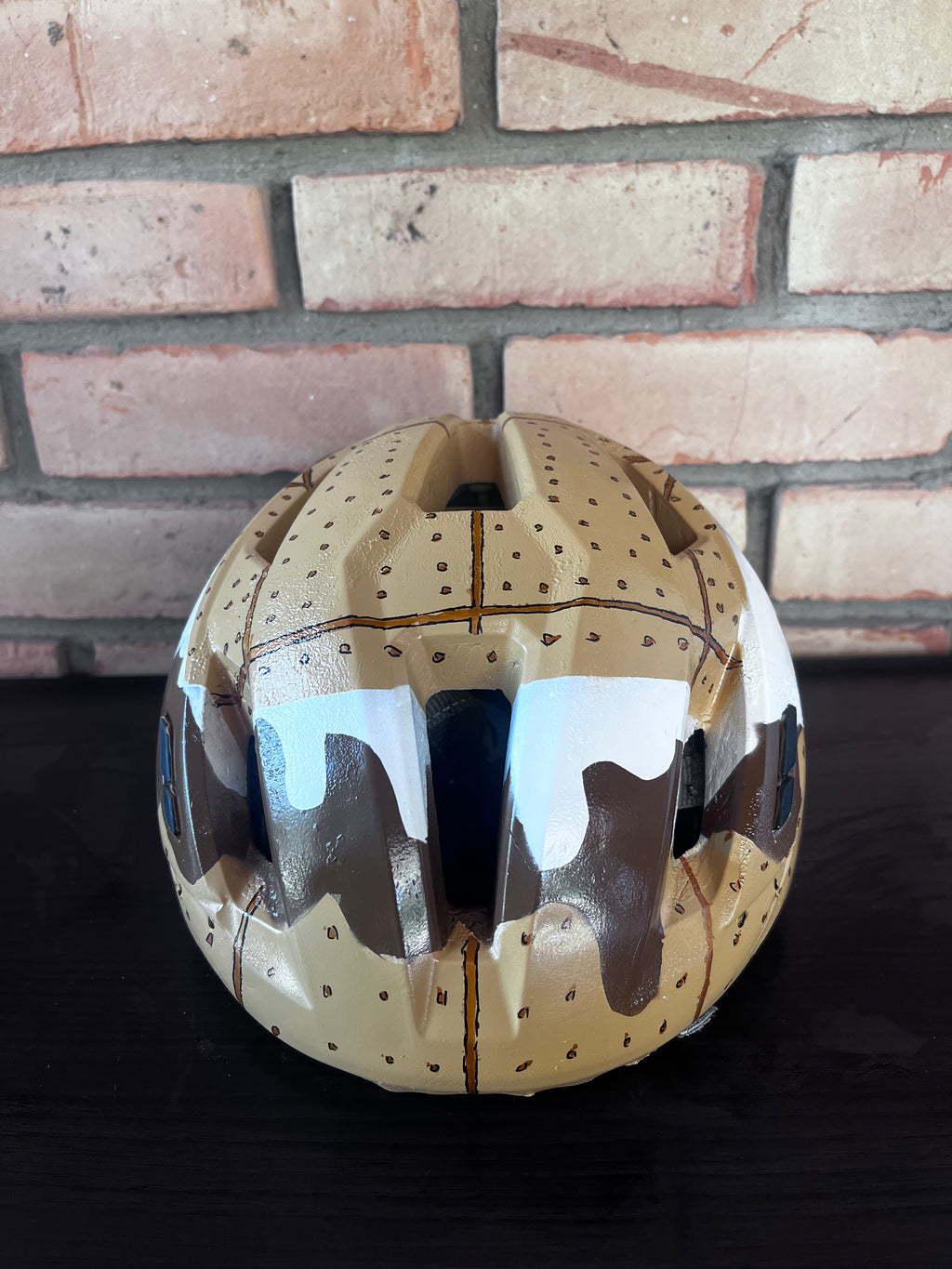 S'mores Painted Helmet