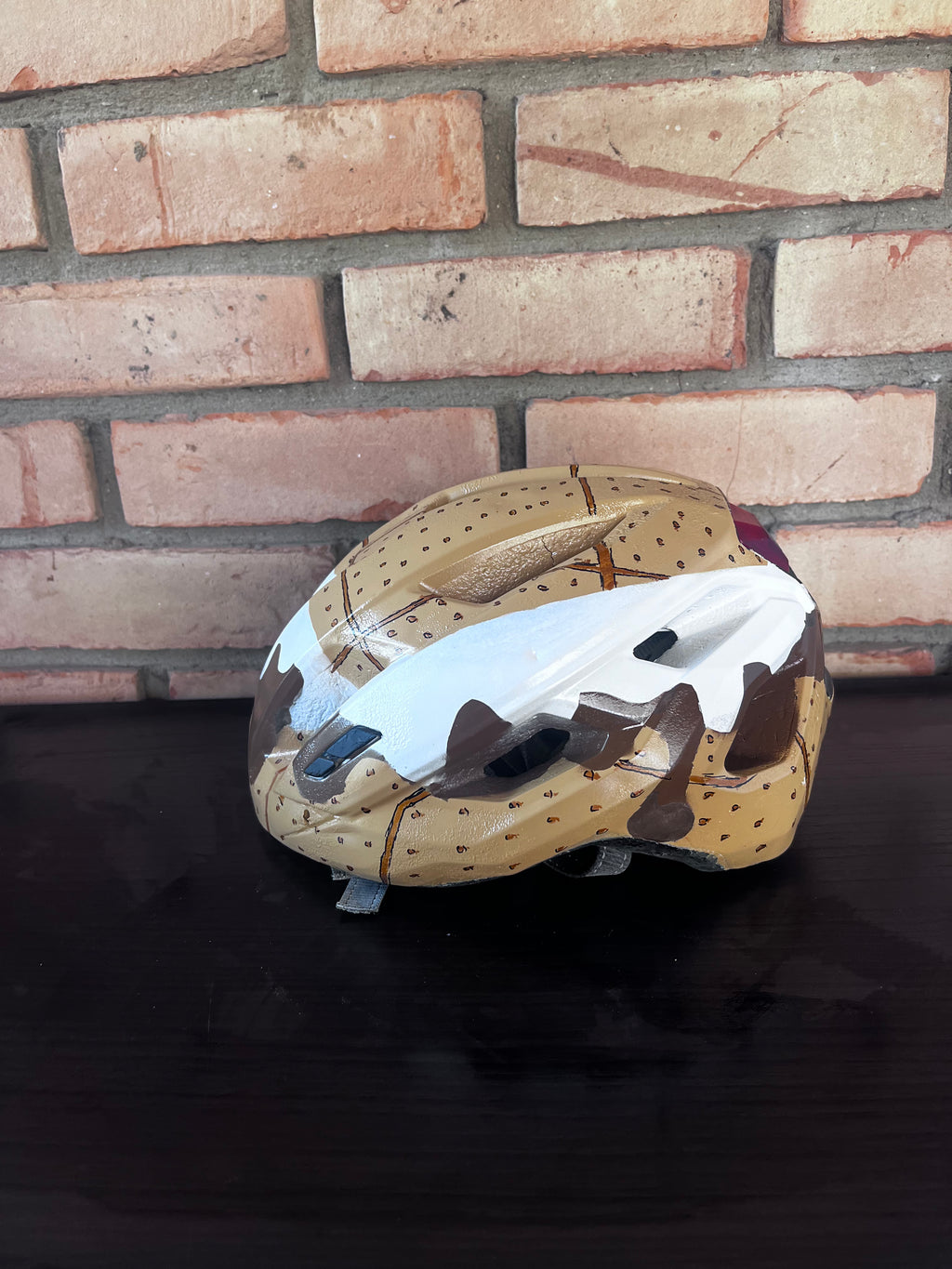 S'mores Painted Helmet