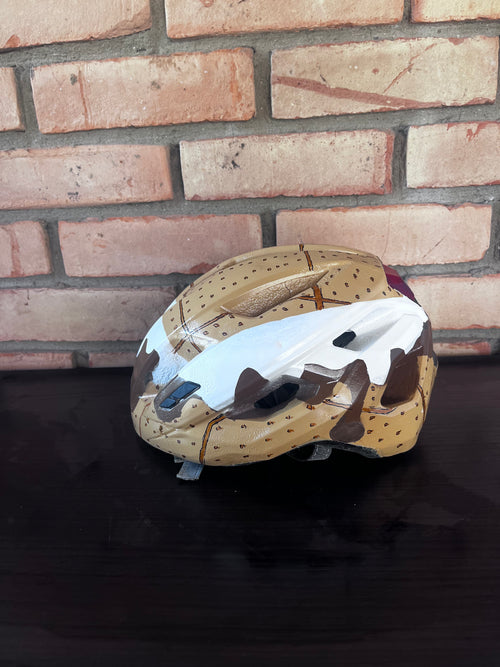 S'mores Painted Helmet