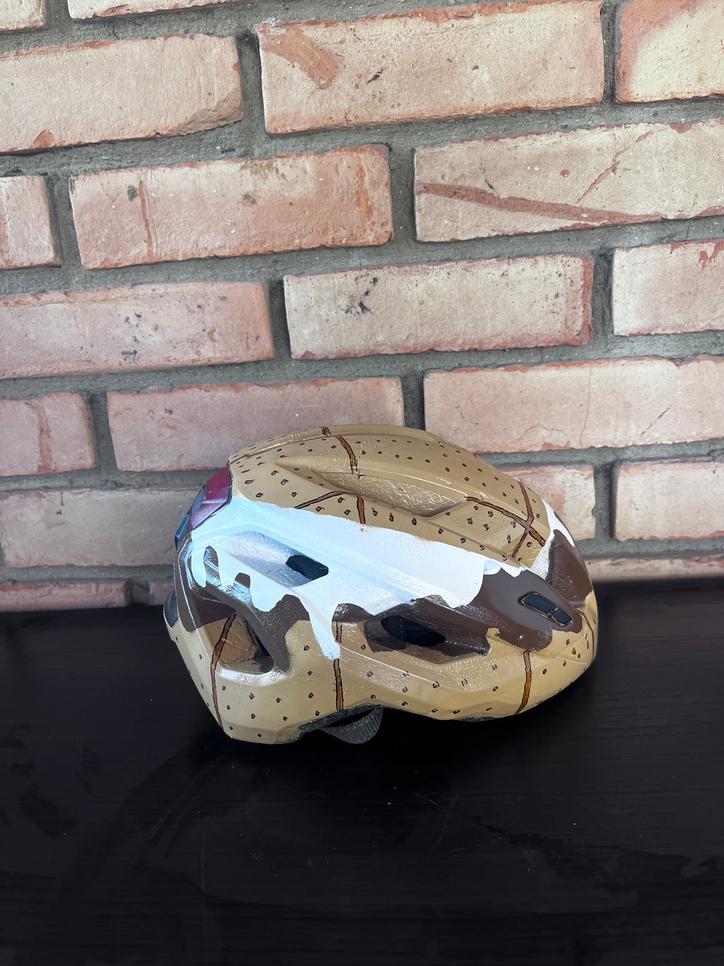S'mores Painted Helmet