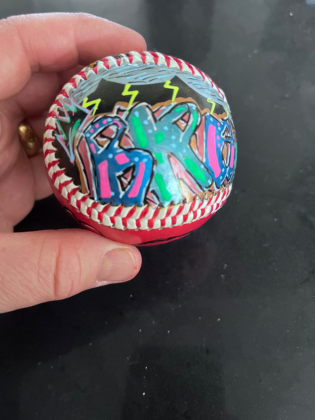 Custom Painted Baseball