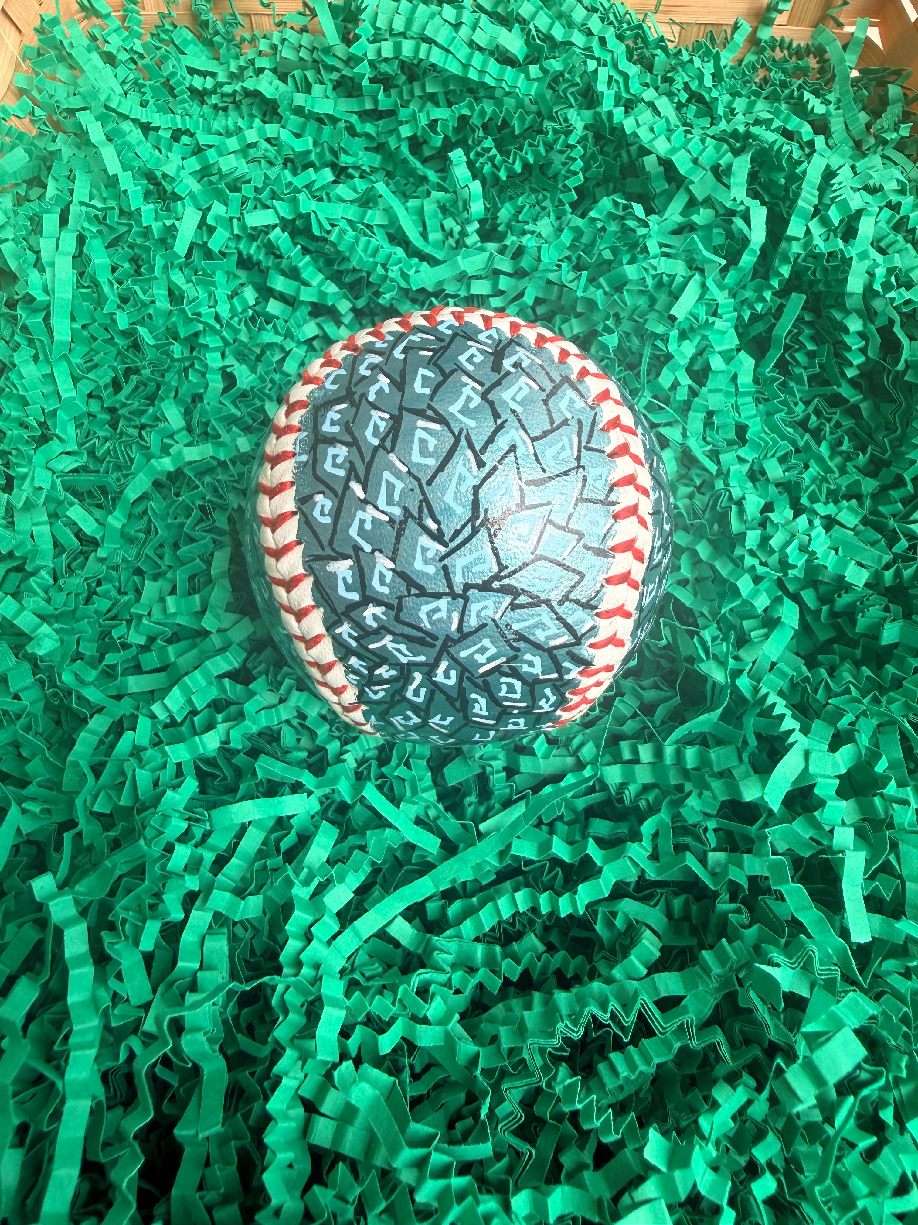 One Piece Devil Fruit Painted Baseball