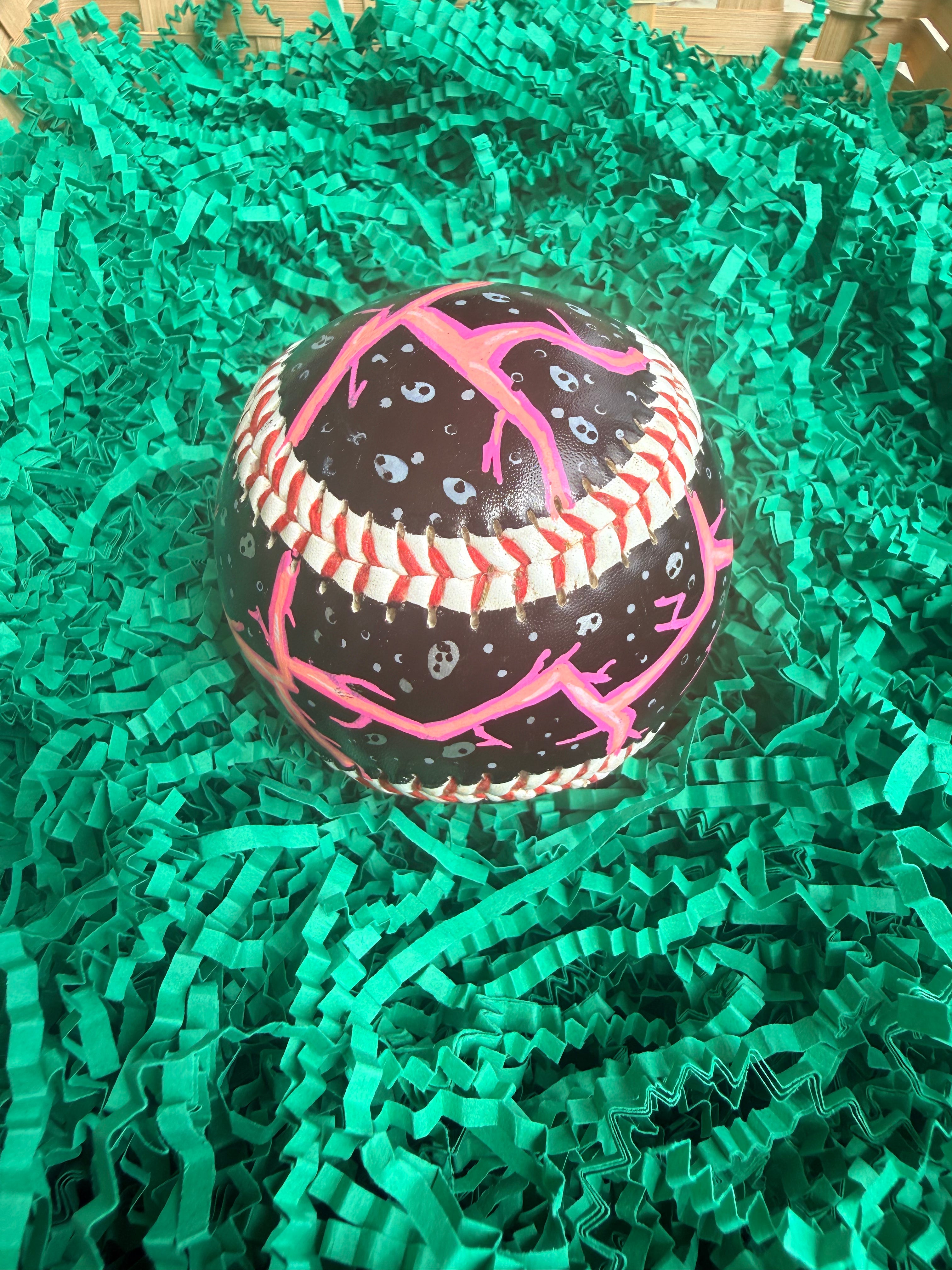 One Piece Devil Fruit Painted Baseball