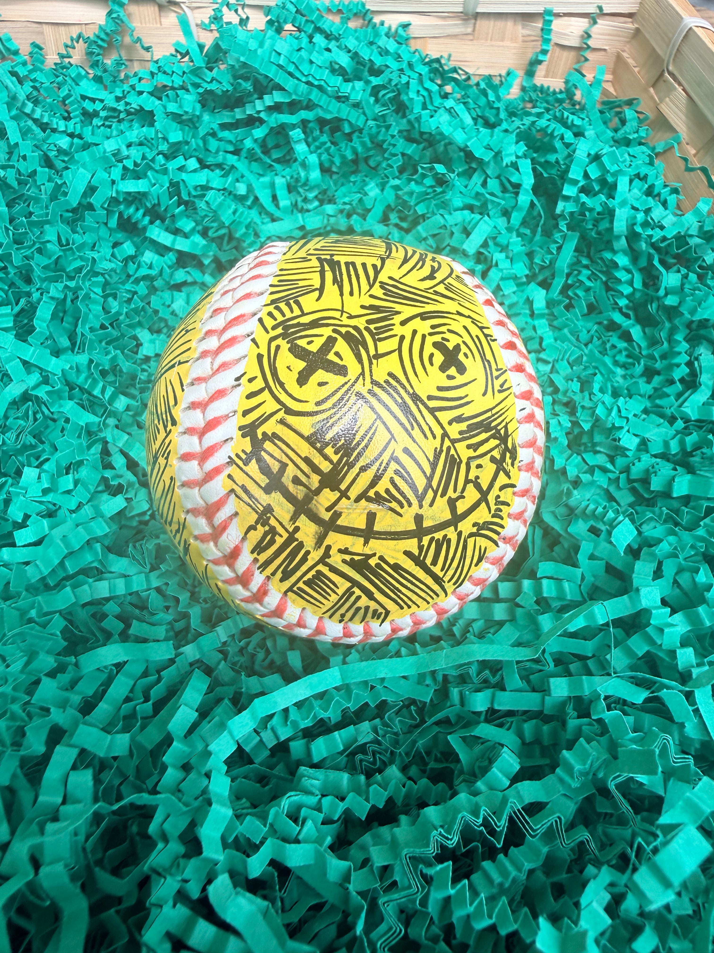 One Piece Devil Fruit Painted Baseball