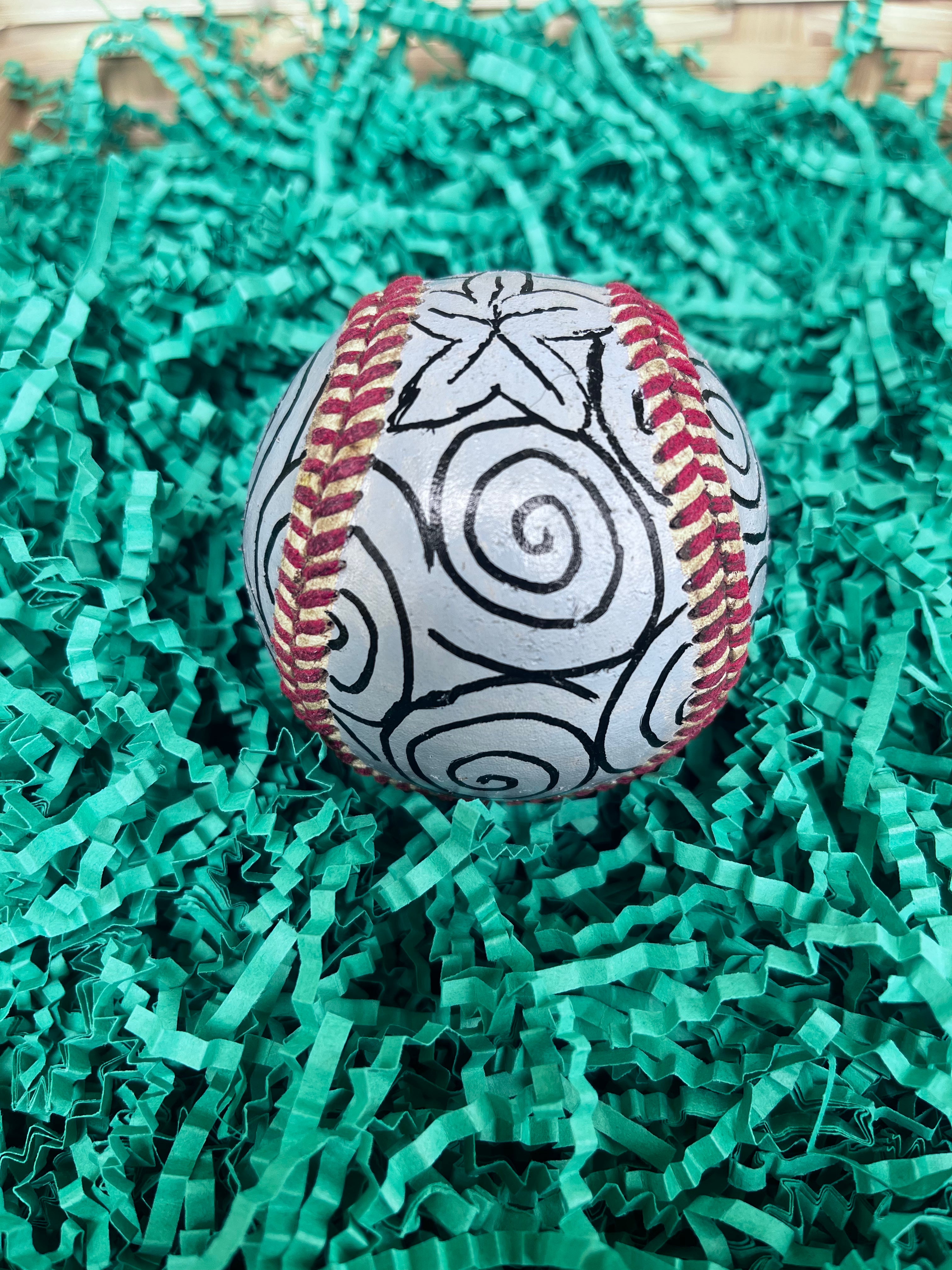 One Piece Devil Fruit Painted Baseball