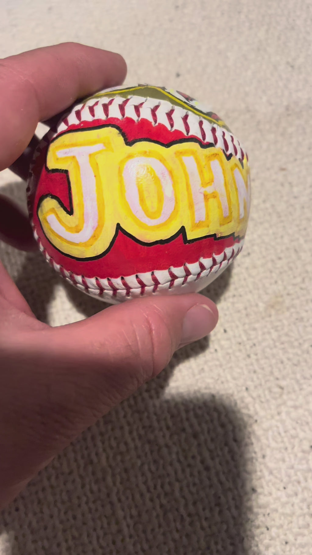 Custom Painted Baseball